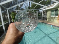 Cristal D’arques/Durand Clear Vertical Design Knob Stem (CRA33) Fluted Champagne