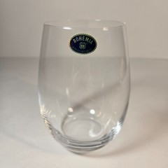 Crystal Bohemia Collection Mergus Tumbler Set Of Six New 19 Oz. Czech Republic