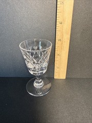 Cartier CTC3 Crystal Cordial Glasses 3” Set Of 2
