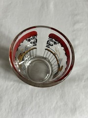 3 Vintage HAZEL ATLAS Shot Glasses GAY 90’S MCM Double Shot 1950’s Saloon Bar