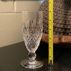 Waterford Colleen 6″ Fluted Champagne Glass Gothic Mark Ireland Multiple Avail.