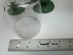 Set Of 6 Villeroy & Boch Isabelle Green (Dark Jade) Water Goblets Glasses 6 7/8”