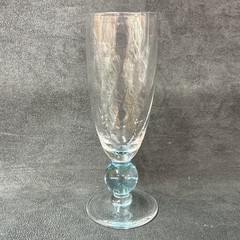 Bryce CONTOUR SWIRL OPTIC (Blue Stem) Parfait 6 1/8 Inches