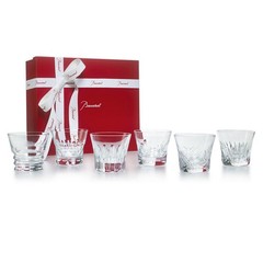 BACCARAT CRYSTAL EVERYDAY SET OF 6 CLASSIC TUMBLERS #2809854 BRAND NIB SAVE$ F/S