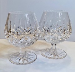 Waterford 🇮🇪 Lismore Crystal Brandy Snifter 5.25” Gothic Mark Heavy ~ Perfect!