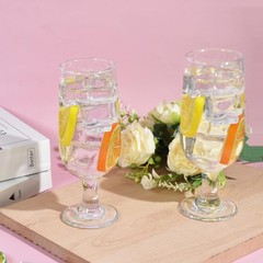 10oz Water Goblets Set of 6, Clear Goblet Glasses Set for Home Bar, Wedding, …