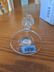 Stephanie Platinum By Mikasa T7118-0017 Crystal Champagne Stemmed Glasses 4 NIB