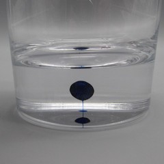 Orrefors Crystal Intermezzo Blue Old Fashioned Whiskey Glass