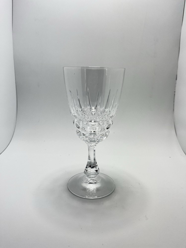 Cristal D’Arques Durand Pompadour Wine Goblet 6.5 Inches Tall