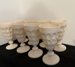 Jeannette Shell Pink Milk Glass, Cottage Core, Granny Core