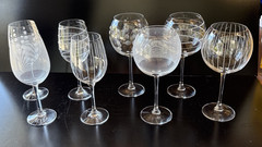 Mikasa Cheers Wine 4 & Cheers Too Ballon 4 Wine Glasses Set of 8 (A)