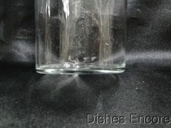 Clear w/ Gray Cut Flowers & Leaves, Optic: Flat Tumbler (s), 5 3/8″ — CR#089