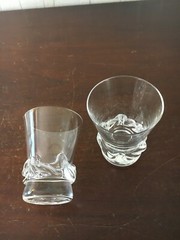 Lot Carafon And 5 Glasses Crystal Daum Nancy (Price Of The Lot)