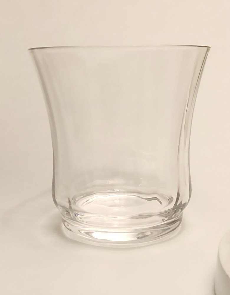 Set Of 6 Walther Glas 8 Ounce Glasses Similar To Jamestown Mikasa Ribbed Pattern