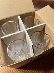 Shannon by Godinger Dublin Mixology Set of 4 Bar Glasses 12 oz BRAND NEW IN BOX