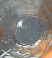 HTF 1933-37 Patrician Spoke Pink Depression Glass, 8oz Flat Tumblers Glasses