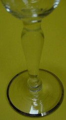 Silver Platinum Cordial Glass set