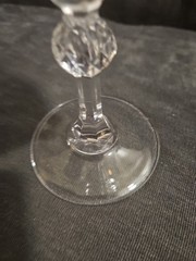 (1) Royal Crystal Rock RCR «LINEA GALA» Water Goblet 7 1/8″ Tuscany Italy EUC