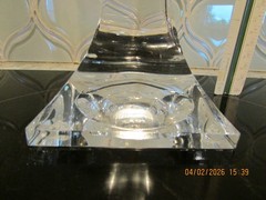 Colle Glass Crystal Candlestick Holder 17.5″