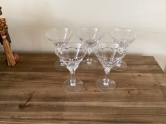 Tiffen Lenox Wreath Champagne/Sherbert Glasses (5)