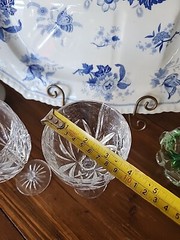 8.5″ Waterford Marquis Brookside Crystal Wine Glasses Goblets