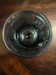 Carnival Glass Wine Glass Goblet Cup Chalice Mug Fenton art paneled Grape