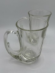 Vintage Indiana Glass Tiara Hunter French Horn Style Glass Set Of 2