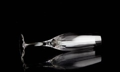 Orrefors Prelude Fluted Champagne Glasses Set of 4 Vintage Crystal Sweden