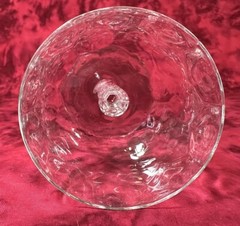 Fostoria Clear (Dimple Optic) Champagne/Tall Sherbert 5 3/8”