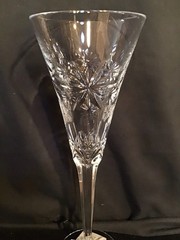 Waterford Clear Crystal Snowflake Wishes Serenity Flute NIB