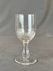 EAPG McKee & Bros BARBERRY Berry 4 1/8″ Wine Glass c. 1876