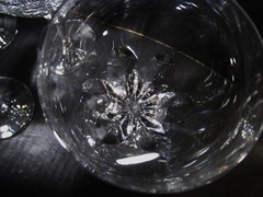 Midcentury Josair Crystal Germany Jasmin 4 Water Goblets