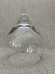 Vtg Mikasa Sea Mist Crystal Wine Glasses Set of 4 Frosted Stem Spiegelau Germany
