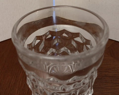 FOSTORIA AMERICAN FLAT WATER TUMBLERS… SIZE 4″ tall, 2 3/4″