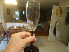 Set of 6 Astra Black 8 1/4″ Champagne Flutes by Cristal D’Arques