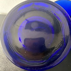 Vtg Set of 4 Georgian Cobalt Blue Viking Tumbler Glasses 12oz VTG 1970s