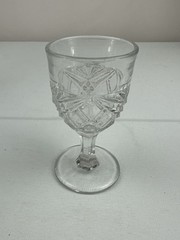 Vintage EAPG Set Of 5 Mini Wine Glasses