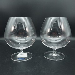 Pair 2 Marquis by Waterford VINTAGE Coll. Brandy Snifters 6″ Crystal Glasses