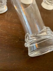 21 Sorcy Cristal Daum France Champagne Flutes, Each Price