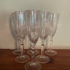 Oneida Orchestra Crystal Champagne Flutes – set of 6