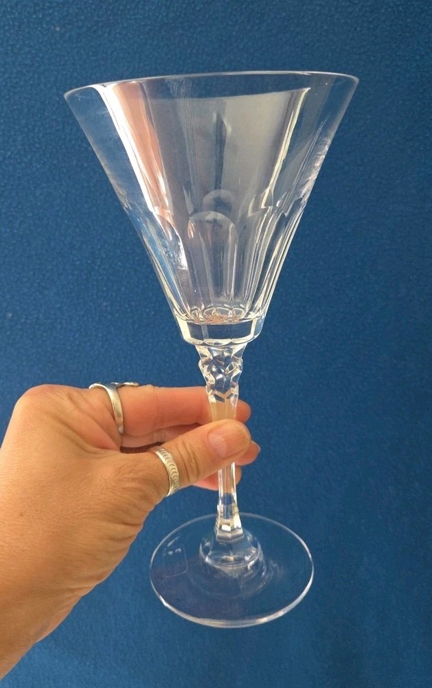 Vintage glas Towle Reflections Crystal 8.5″ Water Goblet – 24% Lead – Austria