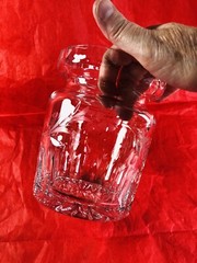 Rogaska Cut Crystal Biscuit Jar Made In Slovenia