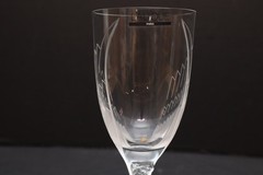 Lalique Glass Angel Champagne Flute Goblet Glass France Signed
