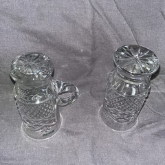 GALWAY IRISH COFFEE GLASSES, Etched & Cut Lead Crystal 5 1/8″ IRELAND, 2PCS NEW