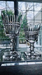 Rare Pairpoint Antique Set of 16 Glasses; Model No. 5000/Pattern No. 33; MINT