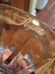Set of seven ( 7) Miller ROGASKA Crystal 7” wine/Water glasses