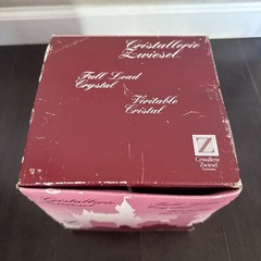 Cristallerie Zwiesel Wine Goblet 8” Fairmont Pattern Germany Set Of 4 Box