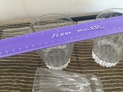 PICK 2 Martha Stewart SUN RAYS Highball OR LOWBALL Crystal Glass Set of 2 PICK