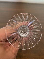 SET (11) VTG BEAUTIFUL Stuart Crystal GLENDEVON Wine Glasses 6.5″H SIGNED