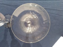 Vintage Imperial Candlewick Water Glasses 4 Ball Stem 7.5 inches set of 2